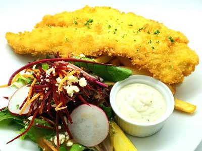 Main - Crumbed Fish and Chips