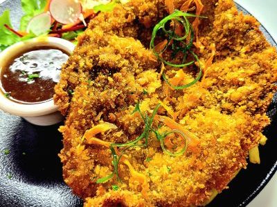 Kangaroos Bistro crumbed steak